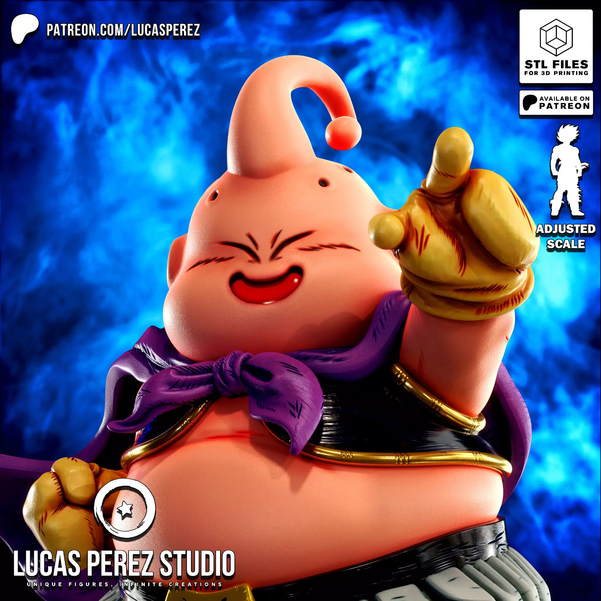 MAJIN BUU CHIBI 3D print model_12