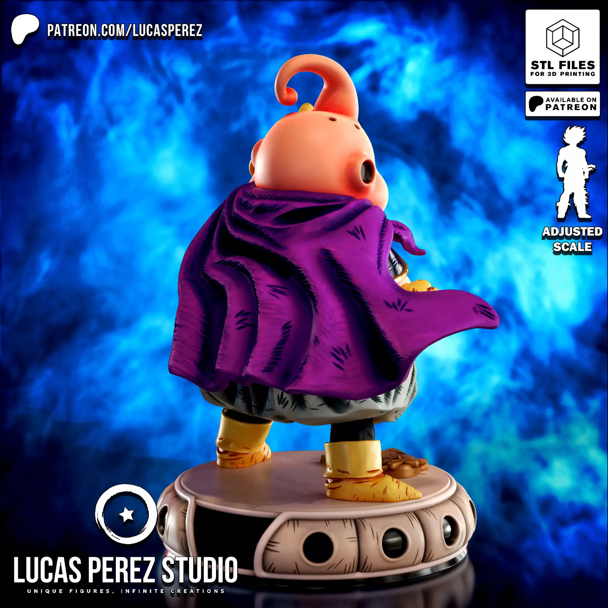 MAJIN BUU CHIBI 3D print model_3