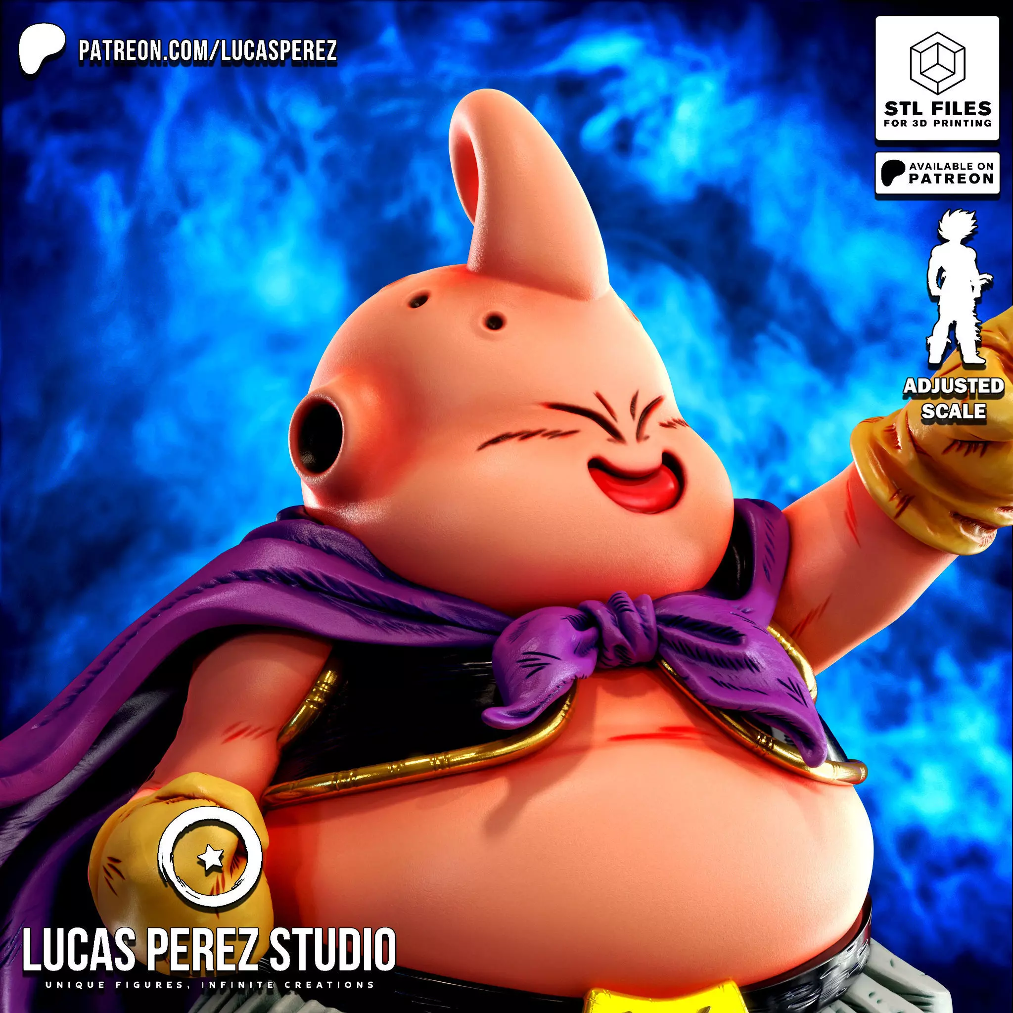 MAJIN BUU CHIBI 3D print model_9
