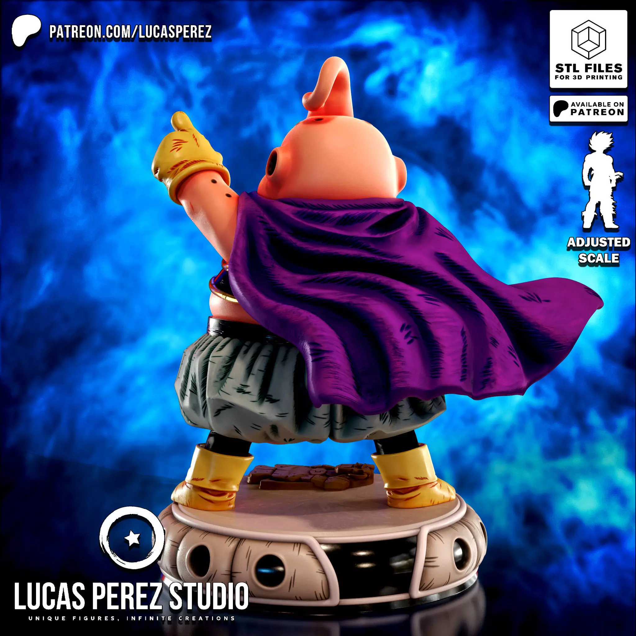 MAJIN BUU CHIBI 3D print model_4