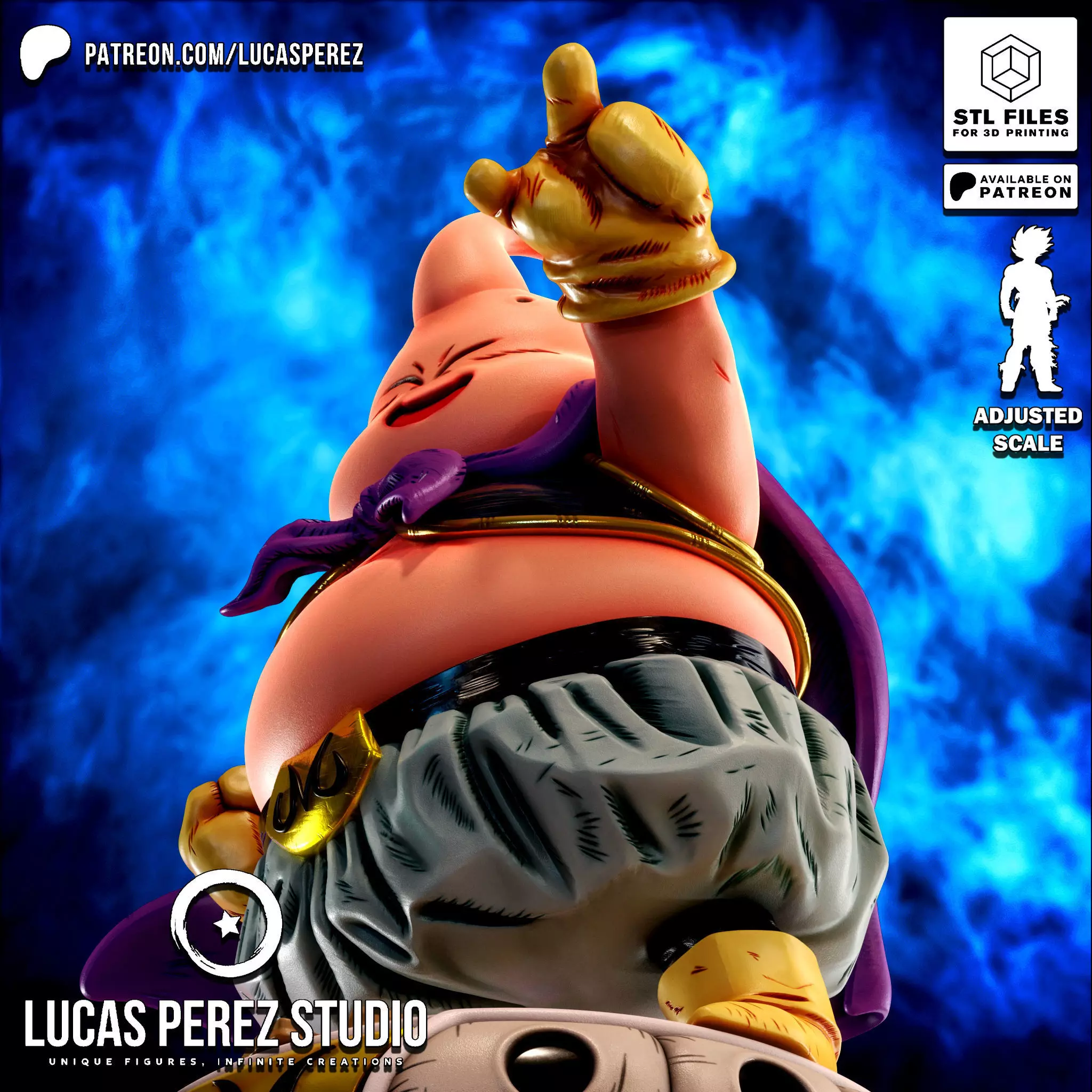 MAJIN BUU CHIBI 3D print model_16