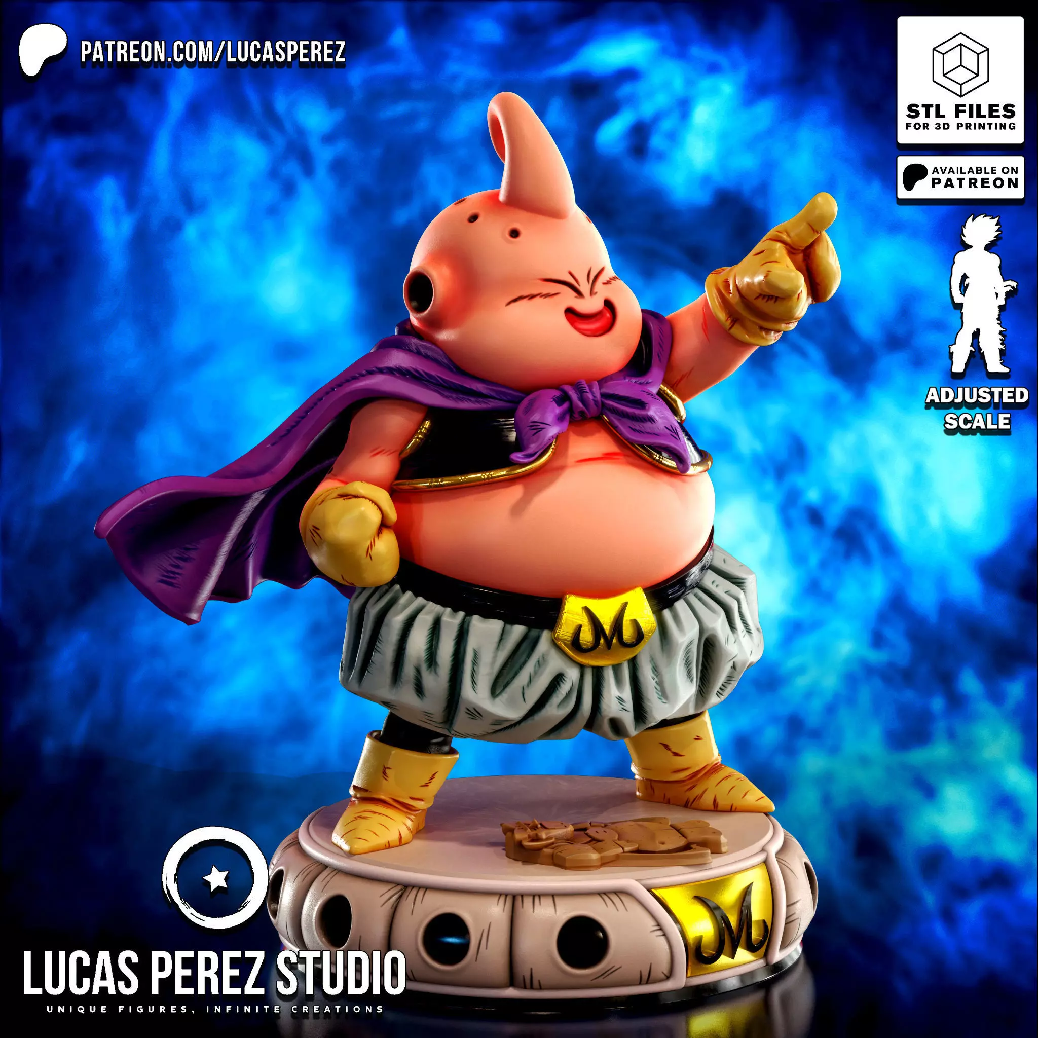 MAJIN BUU CHIBI 3D print model_1