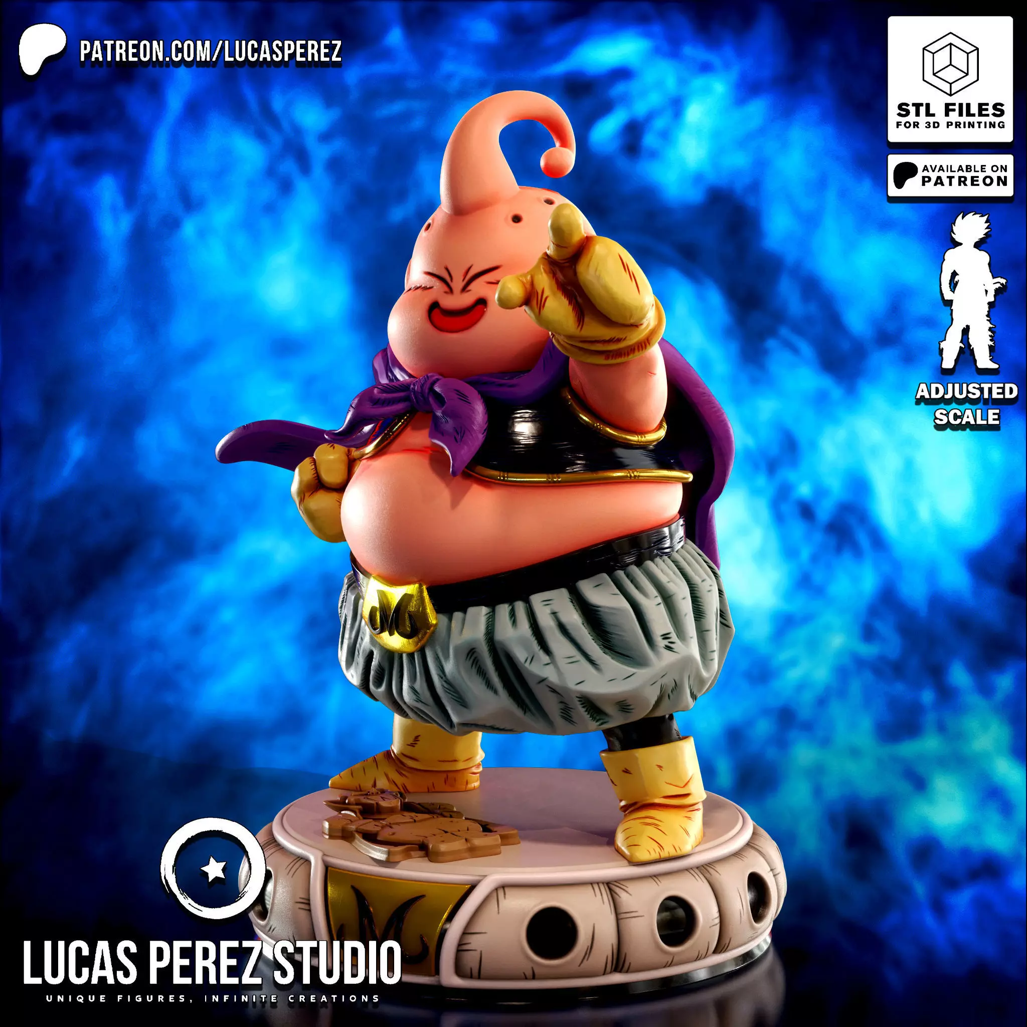 MAJIN BUU CHIBI 3D print model_6