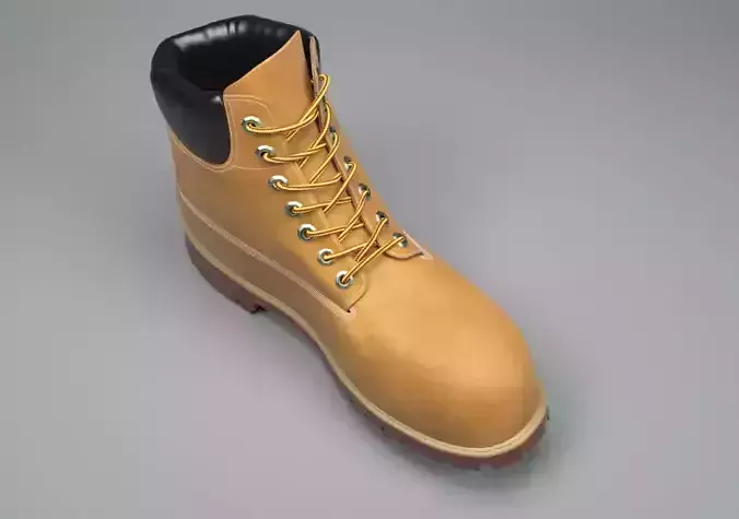 timberland boot 3D model