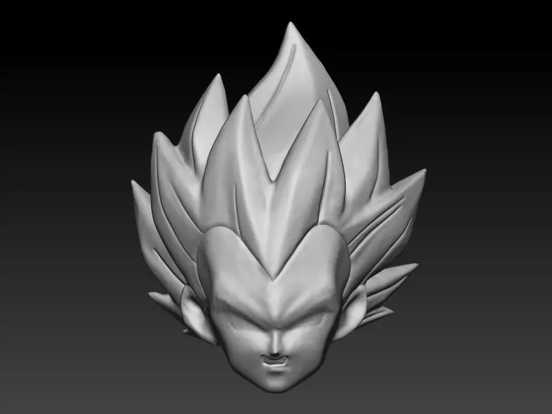 Vegeta ssj blue god 3D print model_1