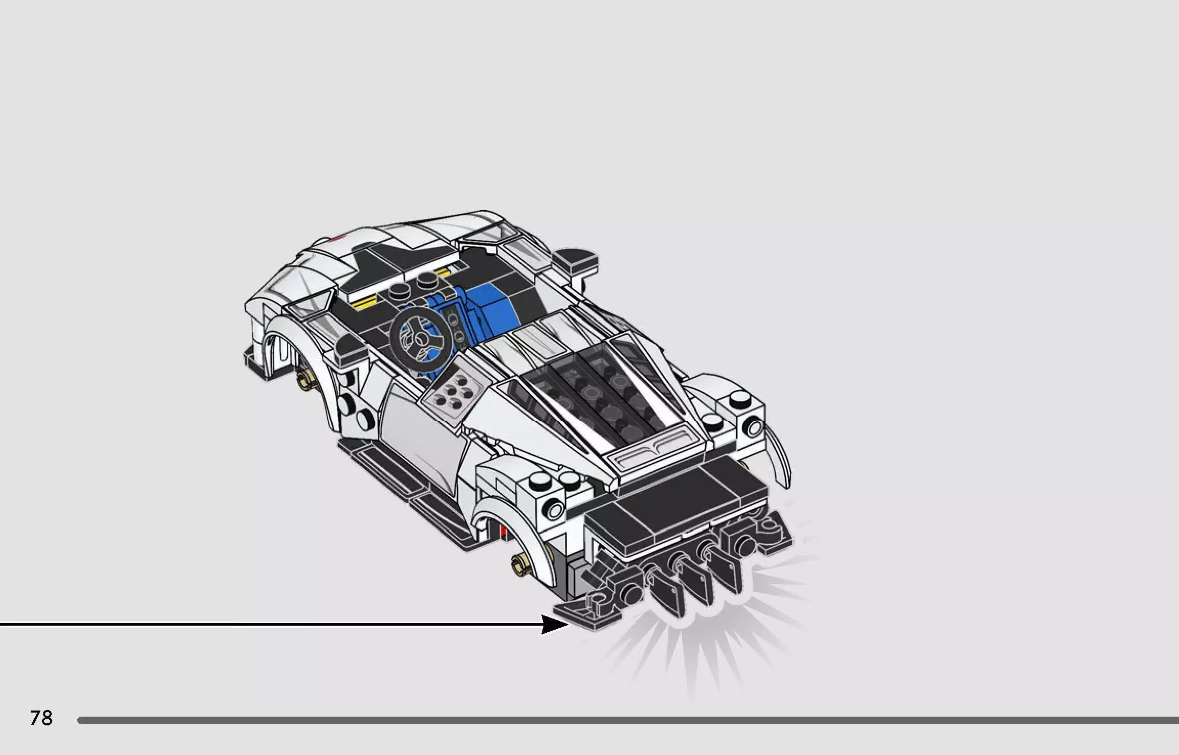 TwindBricks3D - 77240 Bugatti Centodieci Hyper Sports Car 3D print model_77