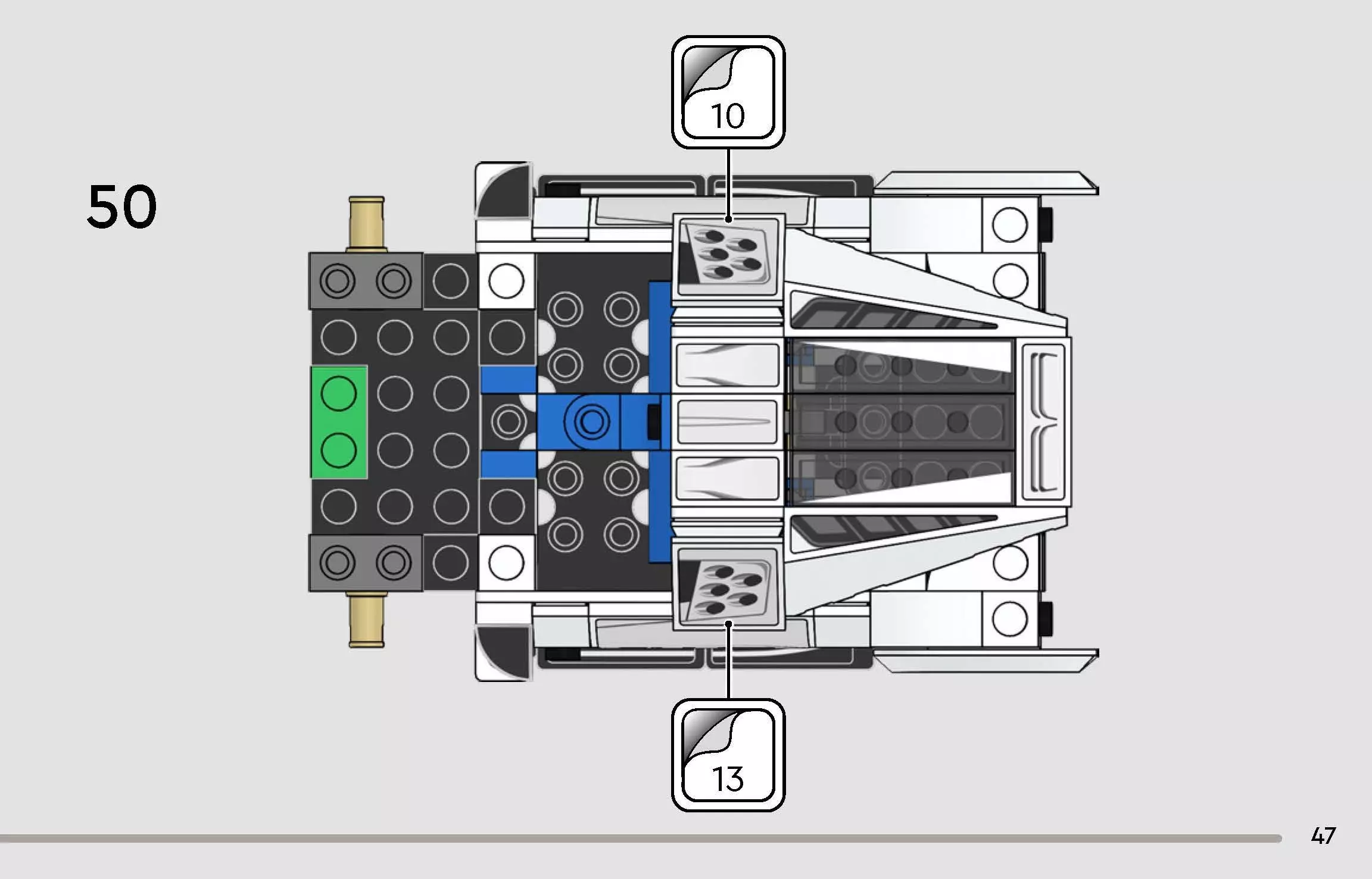 TwindBricks3D - 77240 Bugatti Centodieci Hyper Sports Car 3D print model_46