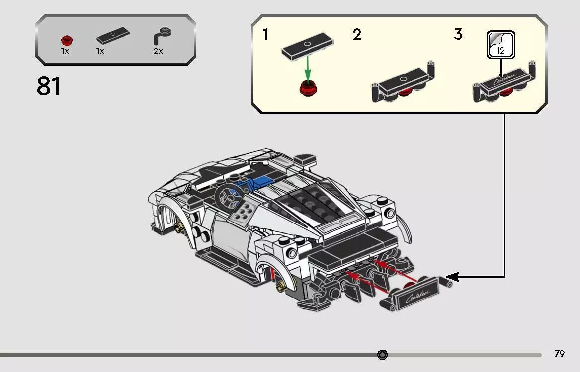 TwindBricks3D - 77240 Bugatti Centodieci Hyper Sports Car 3D print model_78