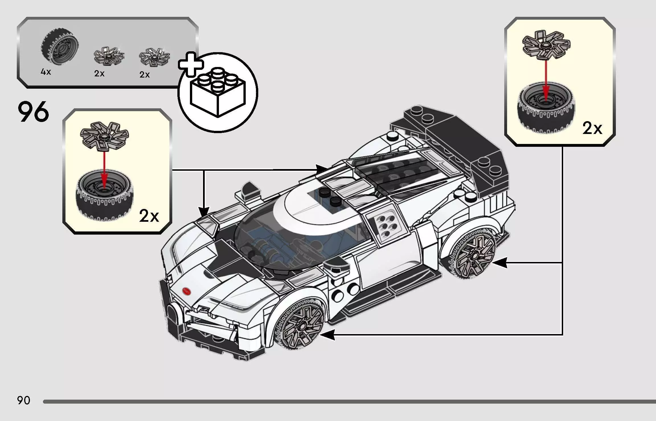 TwindBricks3D - 77240 Bugatti Centodieci Hyper Sports Car 3D print model_89