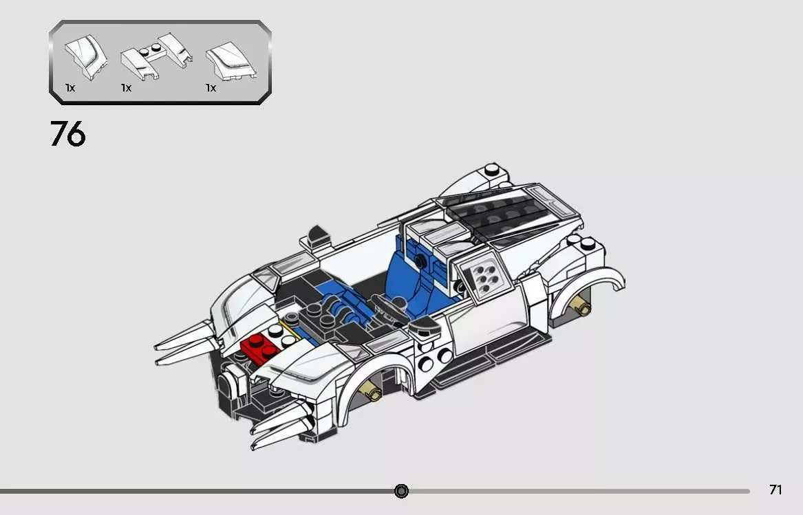 TwindBricks3D - 77240 Bugatti Centodieci Hyper Sports Car 3D print model_70