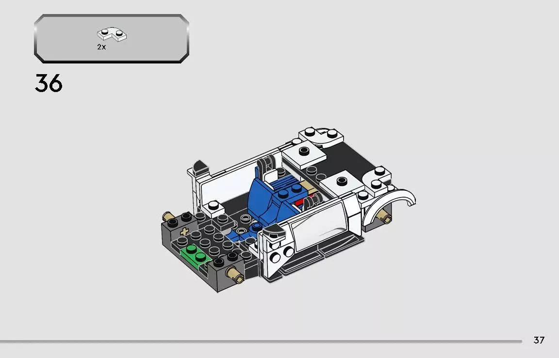 TwindBricks3D - 77240 Bugatti Centodieci Hyper Sports Car 3D print model_36