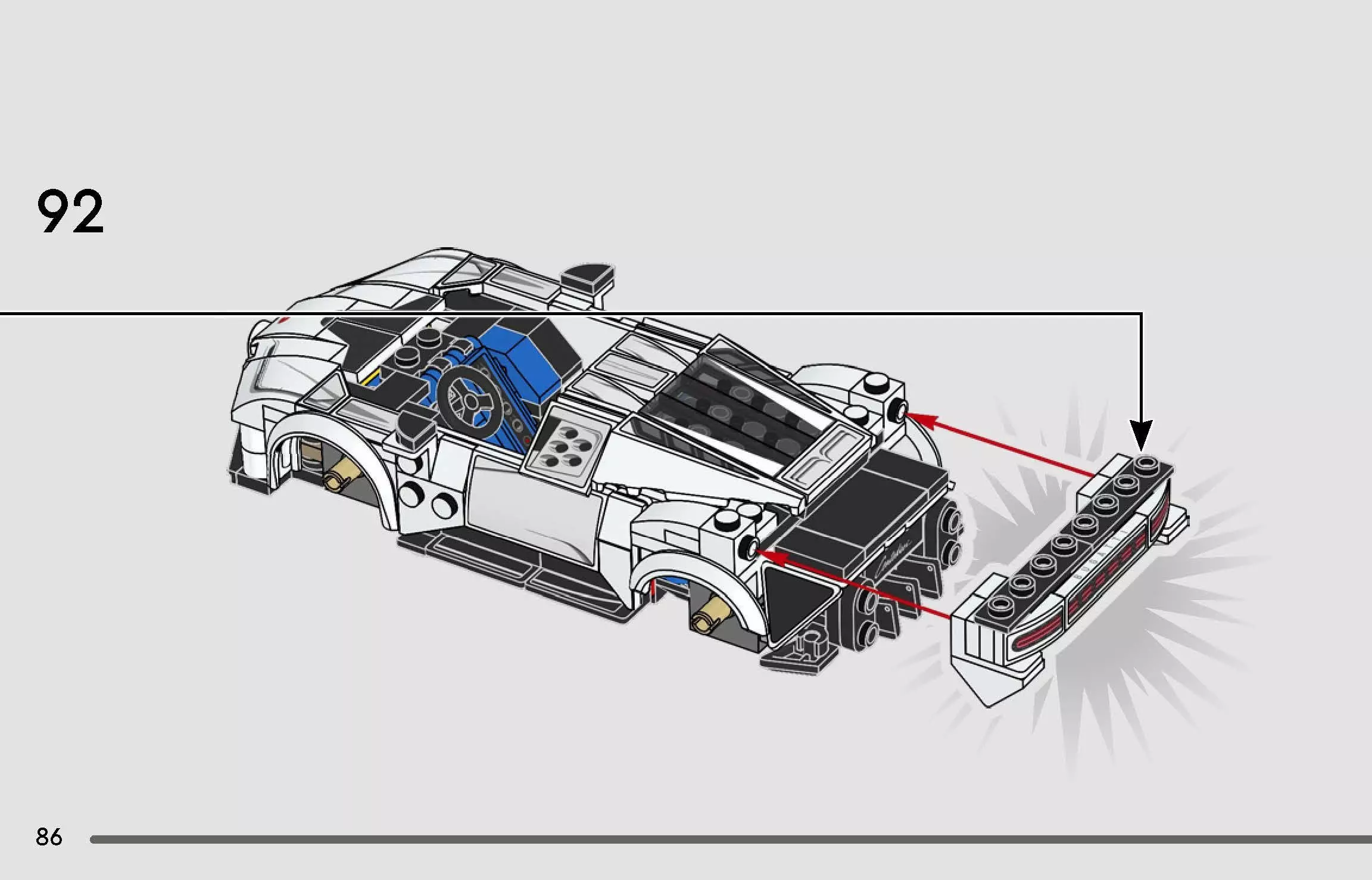 TwindBricks3D - 77240 Bugatti Centodieci Hyper Sports Car 3D print model_85