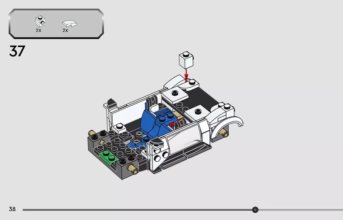 TwindBricks3D - 77240 Bugatti Centodieci Hyper Sports Car 3D print model_37