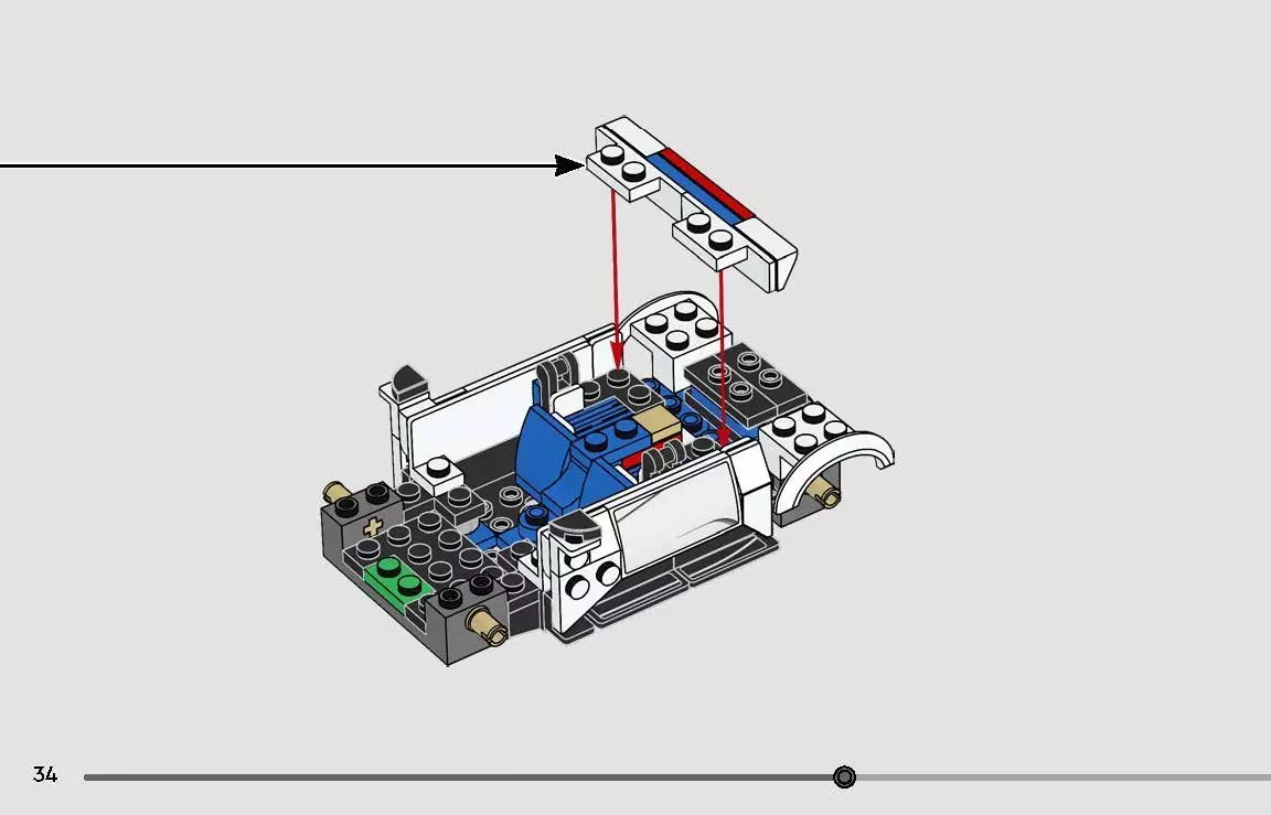TwindBricks3D - 77240 Bugatti Centodieci Hyper Sports Car 3D print model_33