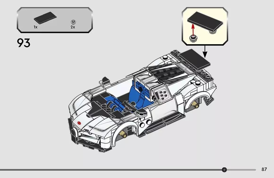 TwindBricks3D - 77240 Bugatti Centodieci Hyper Sports Car 3D print model_86