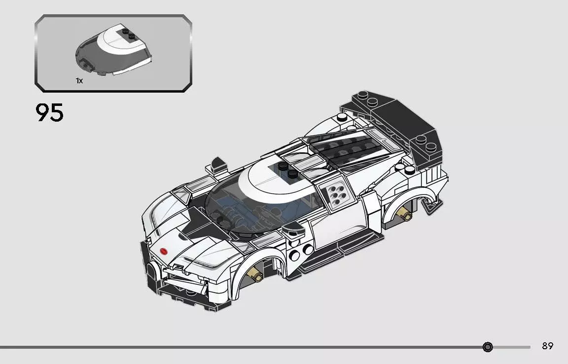 TwindBricks3D - 77240 Bugatti Centodieci Hyper Sports Car 3D print model_88