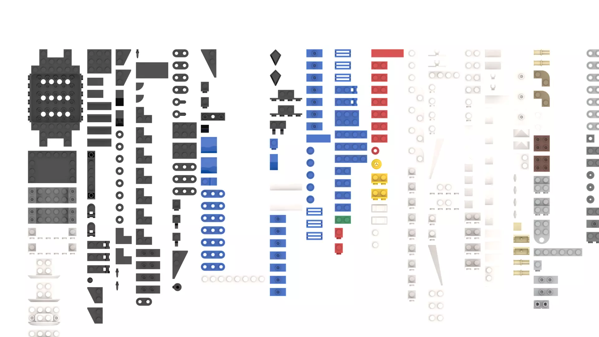 TwindBricks3D - 77240 Bugatti Centodieci Hyper Sports Car 3D print model_1