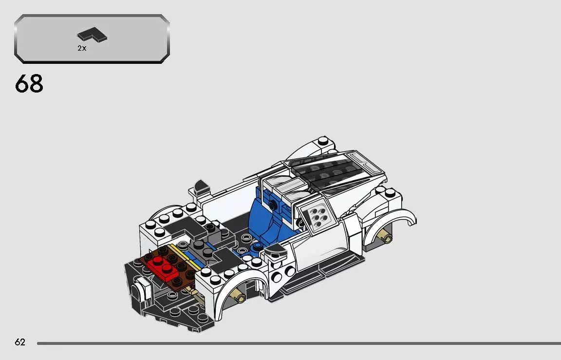 TwindBricks3D - 77240 Bugatti Centodieci Hyper Sports Car 3D print model_61