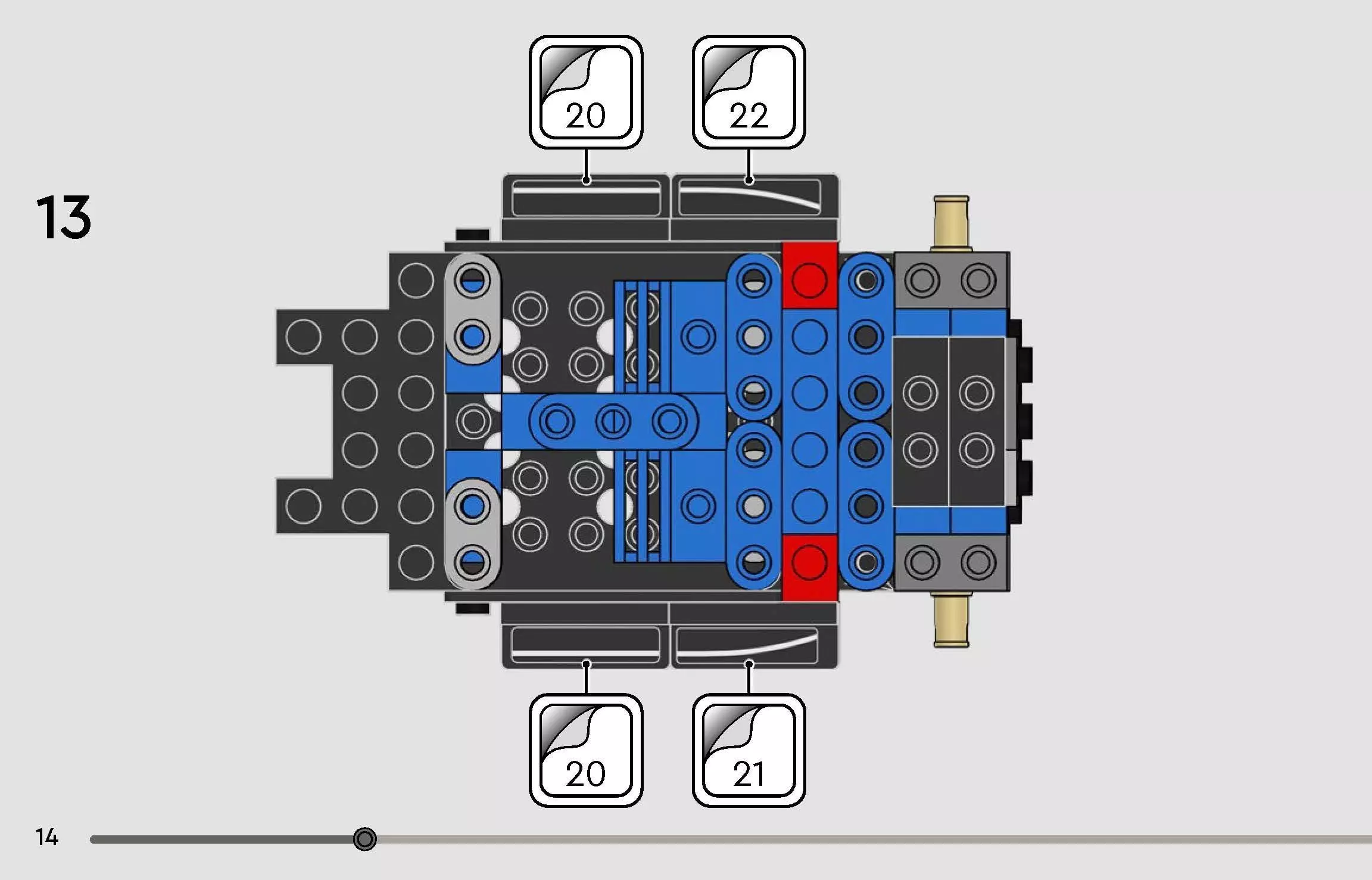 TwindBricks3D - 77240 Bugatti Centodieci Hyper Sports Car 3D print model_13
