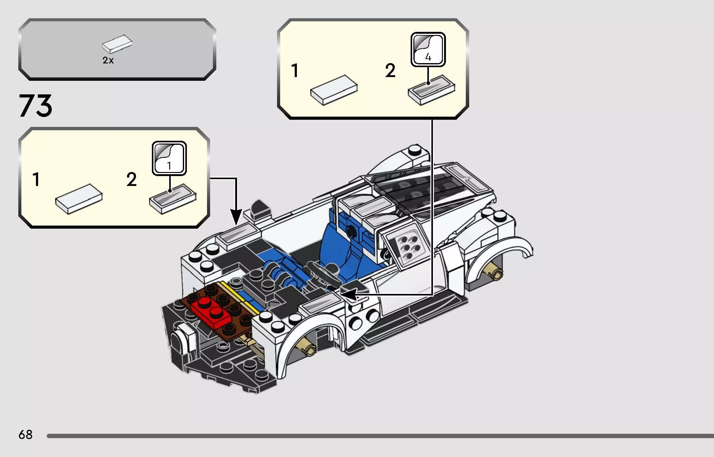 TwindBricks3D - 77240 Bugatti Centodieci Hyper Sports Car 3D print model_67