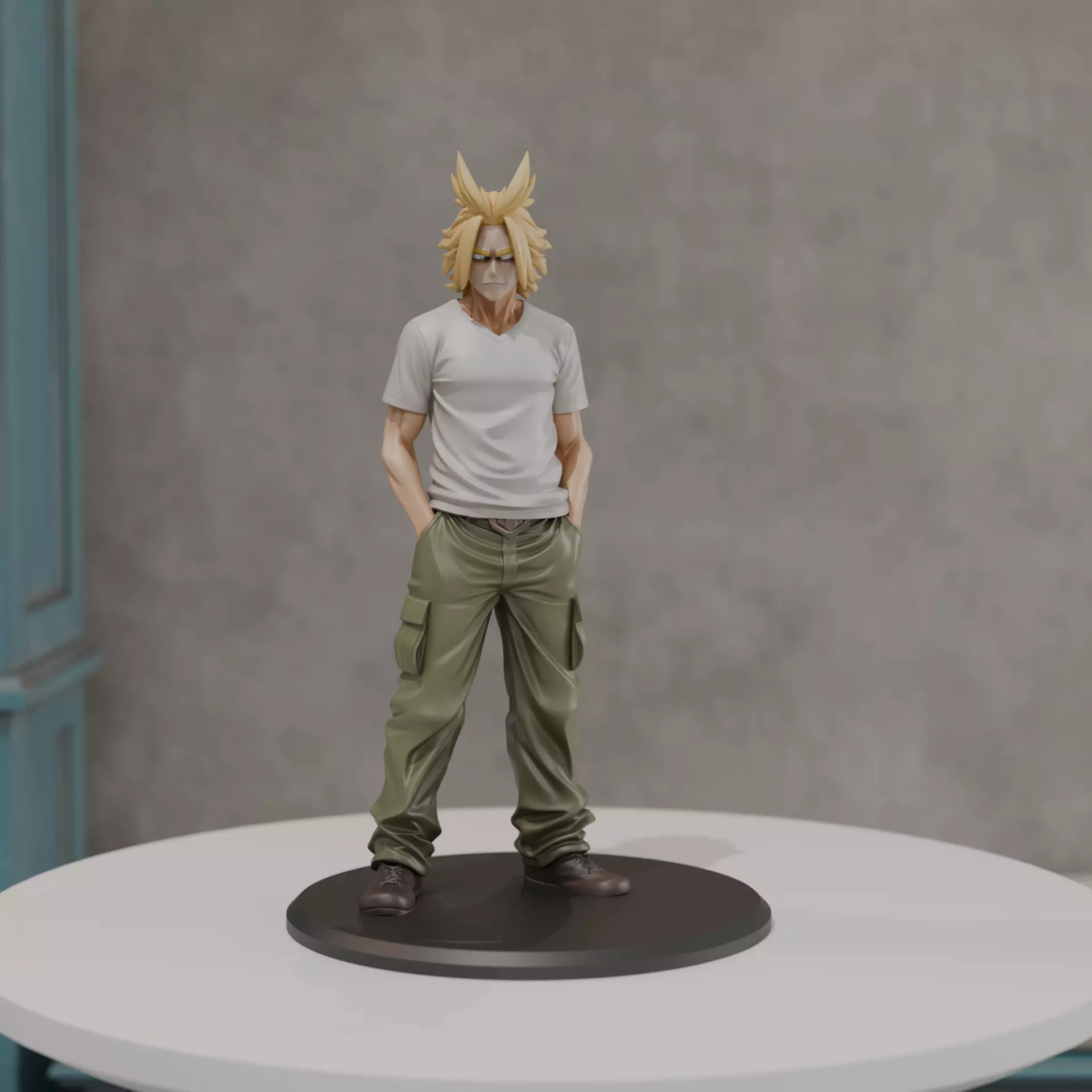 All Might 3D print model_0
