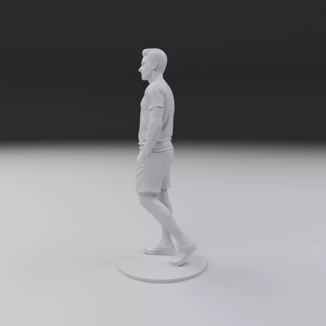 male model man 3D print model_4