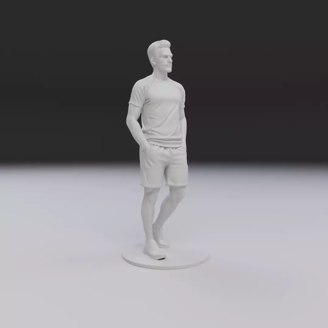male model man 3D print model_12