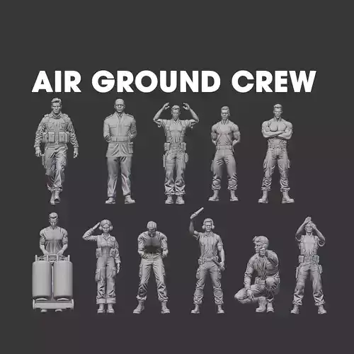 AIR GROUND CREW FIGURE DIORMA COLLECTION