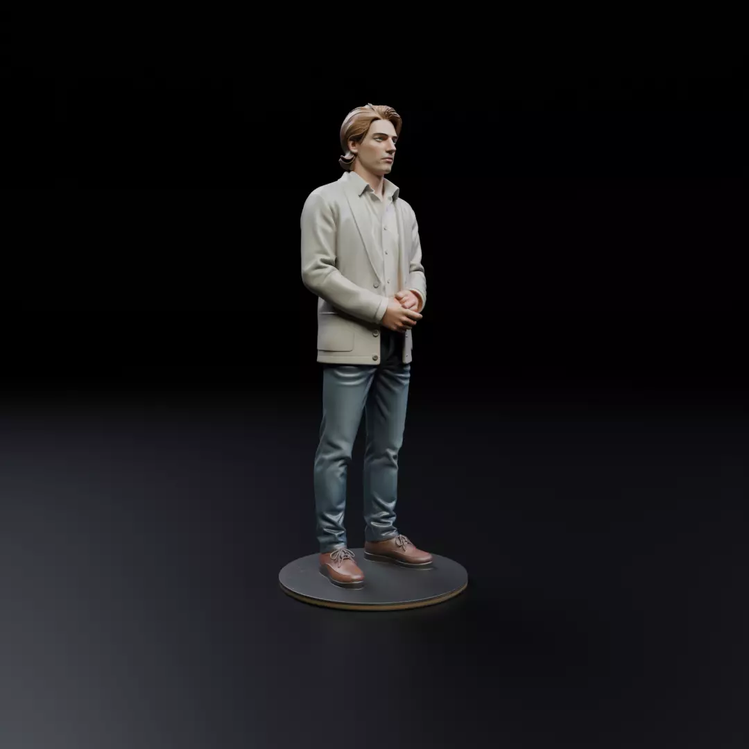 Model man 3D print model_12