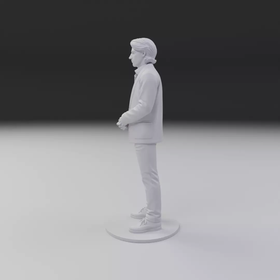 Model man 3D print model_3
