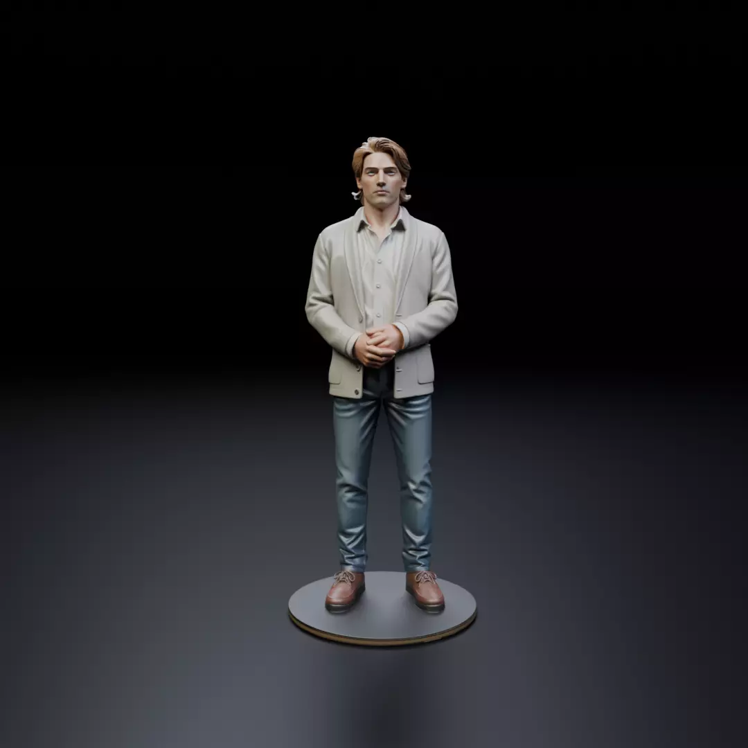 Model man 3D print model_16
