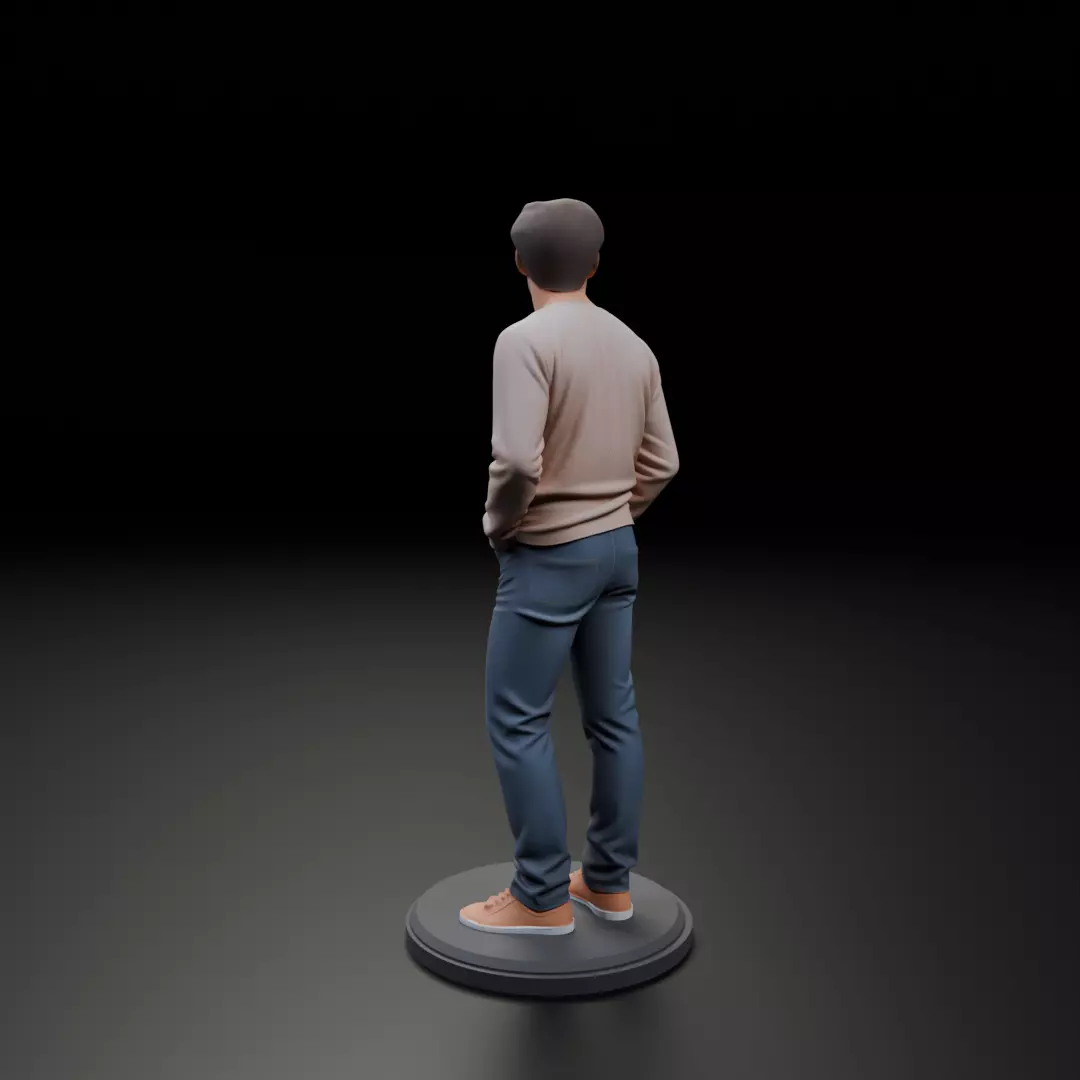 Model man 3D print model_12