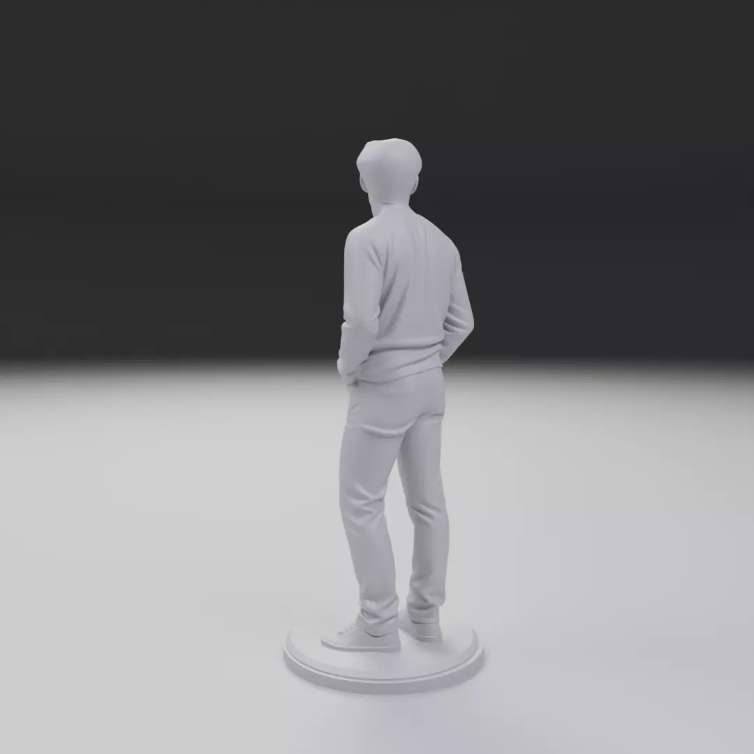 Model man 3D print model_4