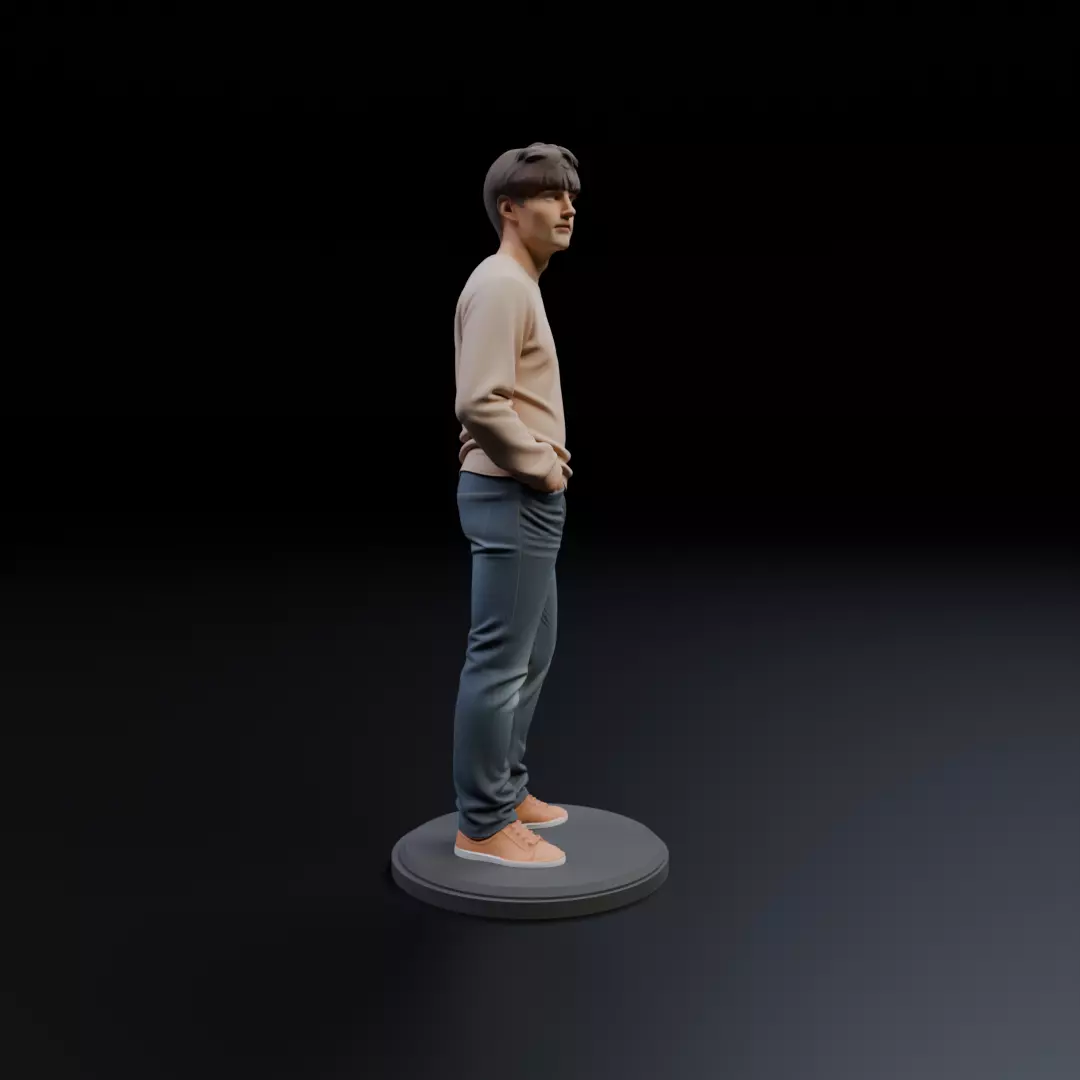 Model man 3D print model_9