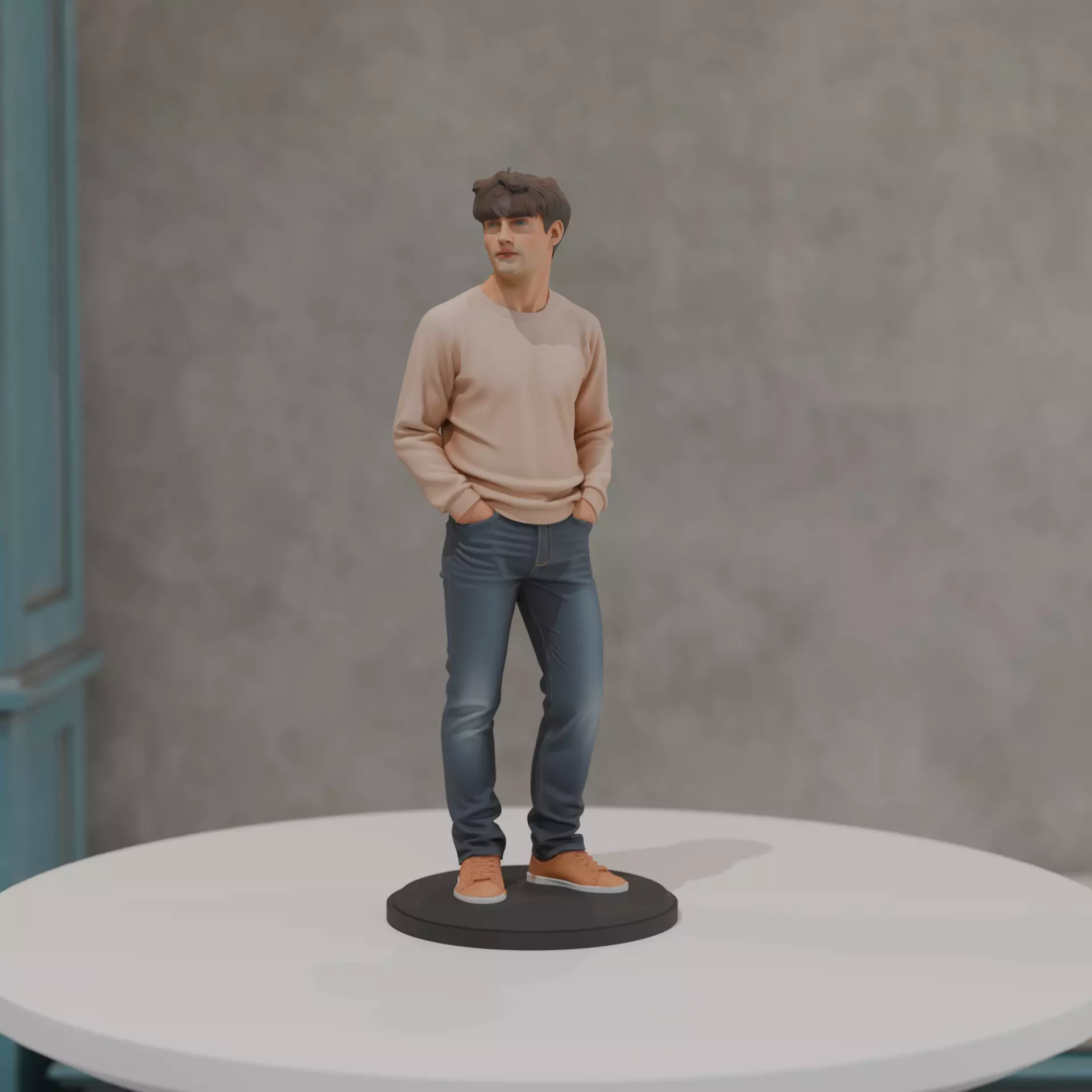 Model man 3D print model_0