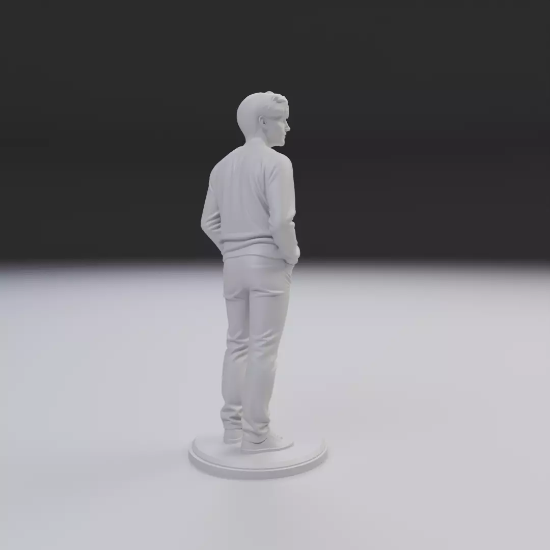 Model man 3D print model_7