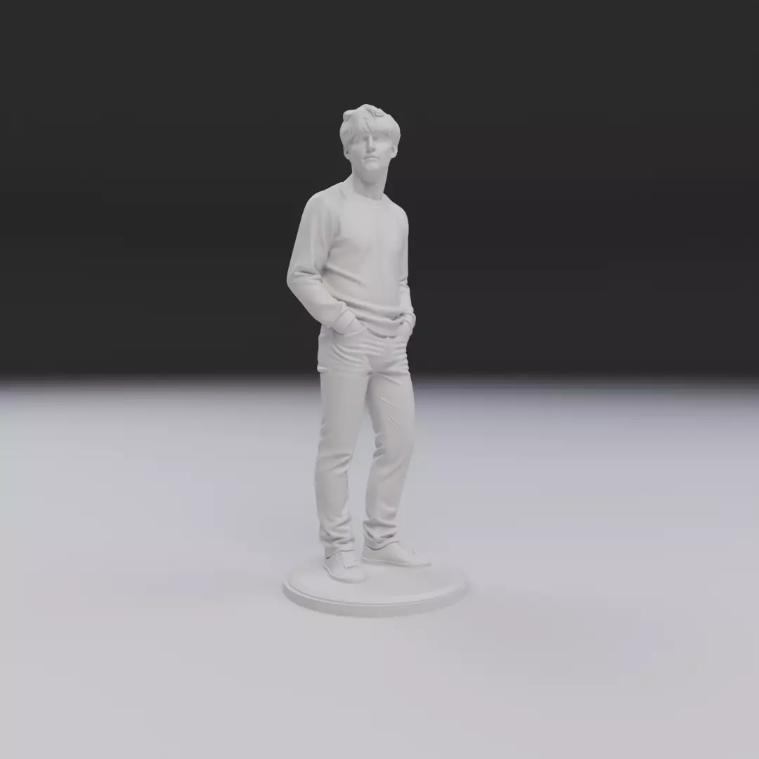 Model man 3D print model_6