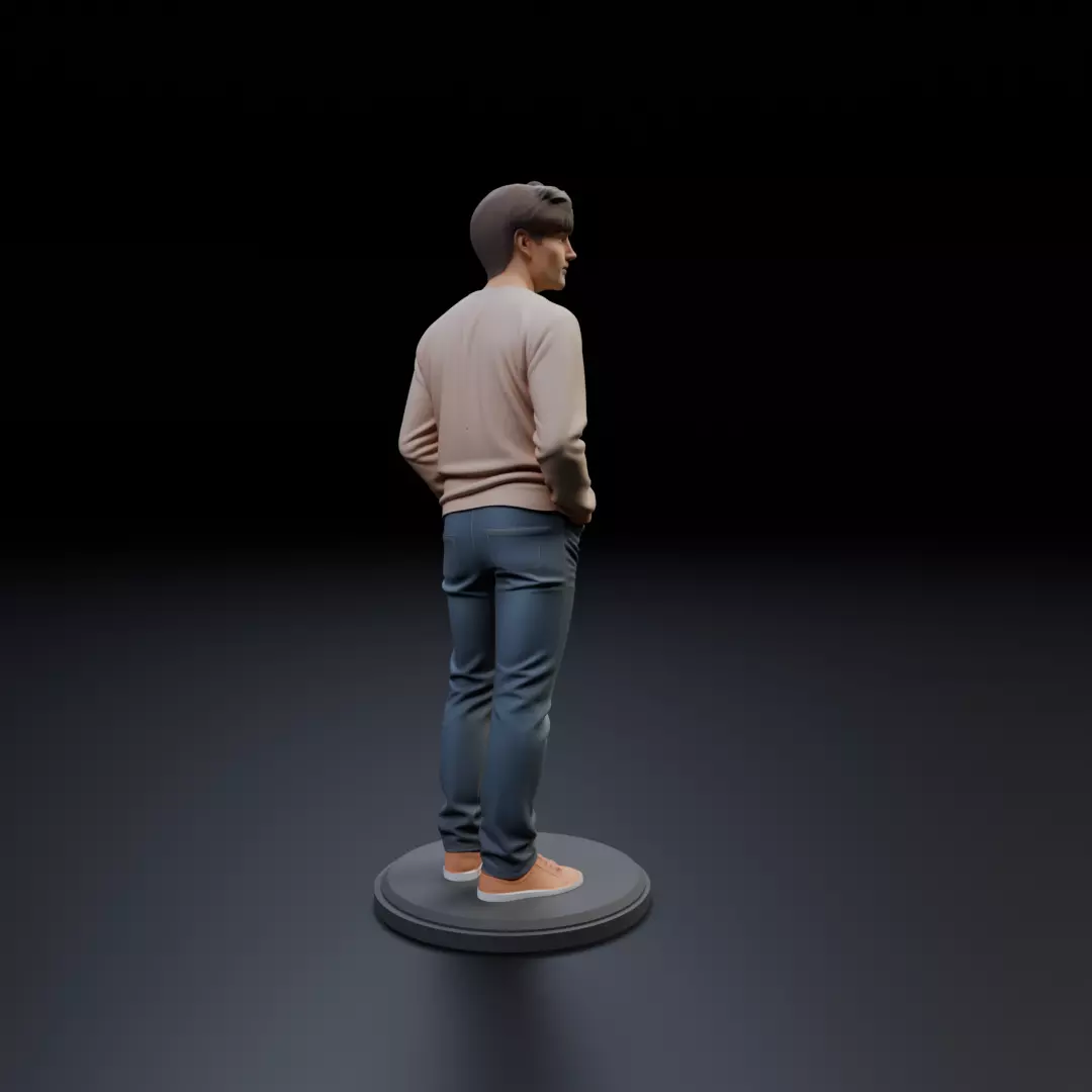 Model man 3D print model_15
