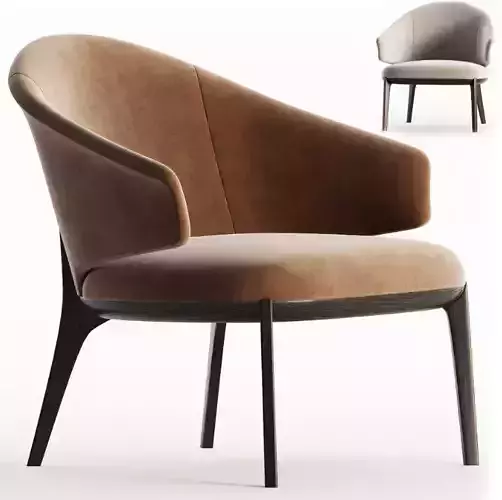 ERIKA Easy chair By HC28 Cosmo 3D model