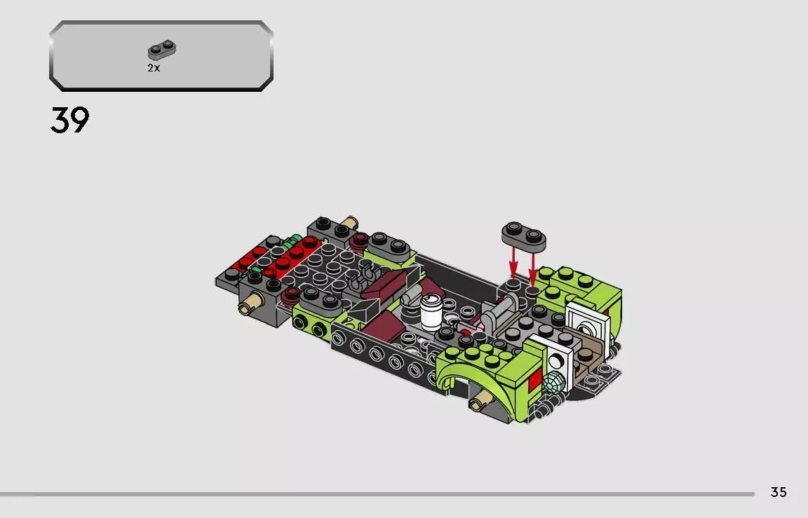 TwindBricks3D - 77237 Dodge Challenger SRT Hellcat Sports Car 3D print model_18