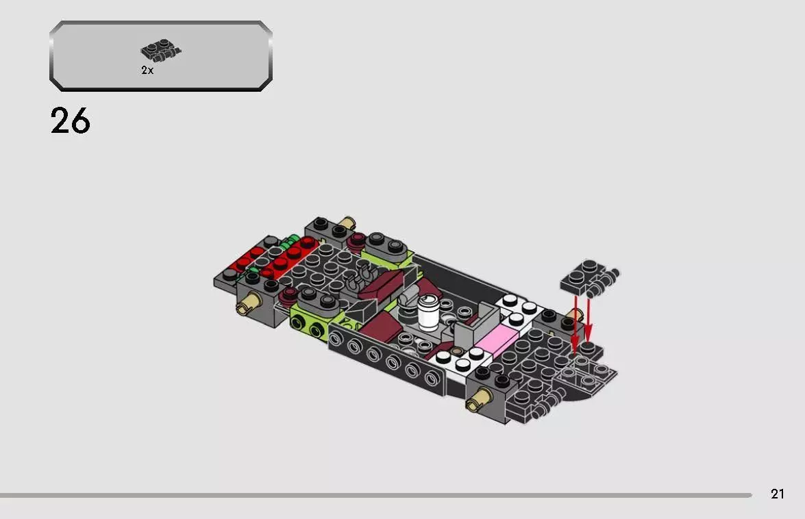 TwindBricks3D - 77237 Dodge Challenger SRT Hellcat Sports Car 3D print model_20
