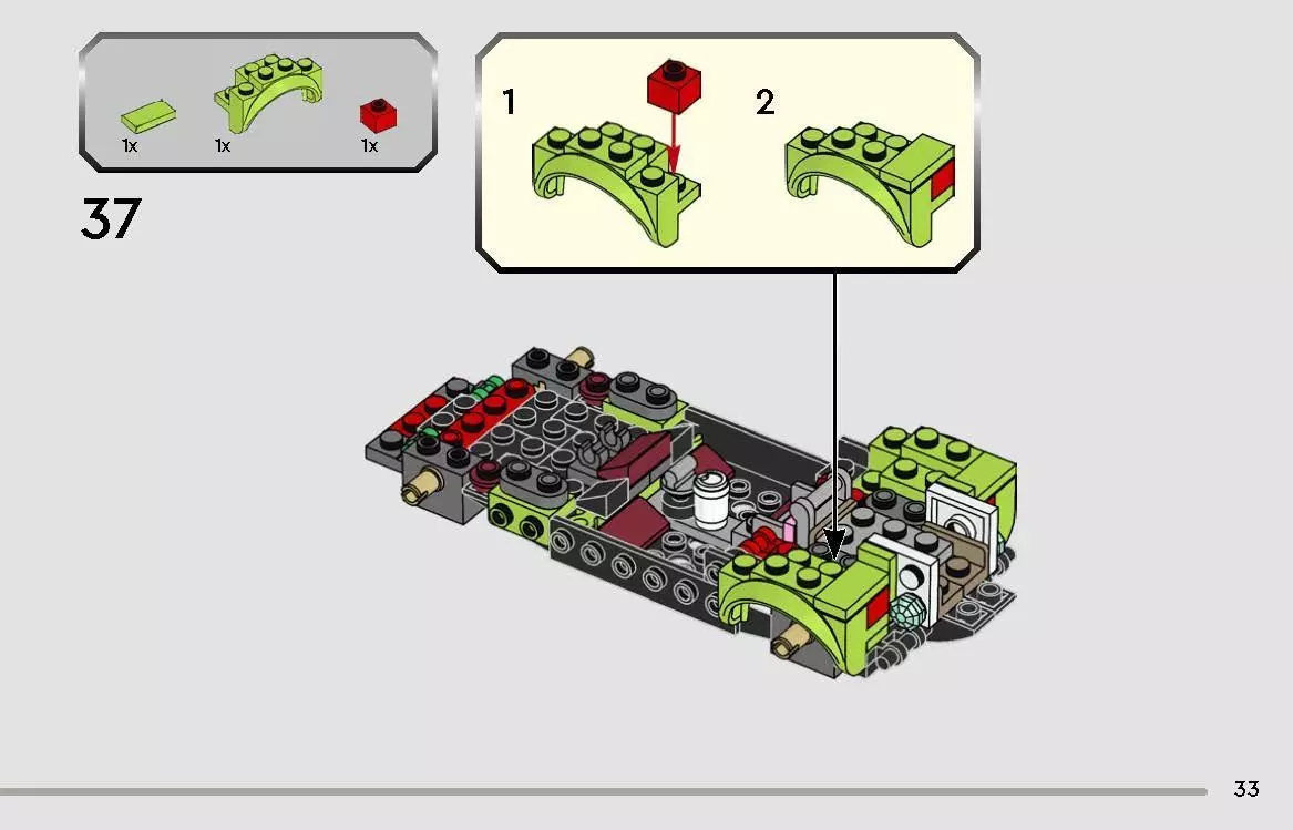 TwindBricks3D - 77237 Dodge Challenger SRT Hellcat Sports Car 3D print model_19