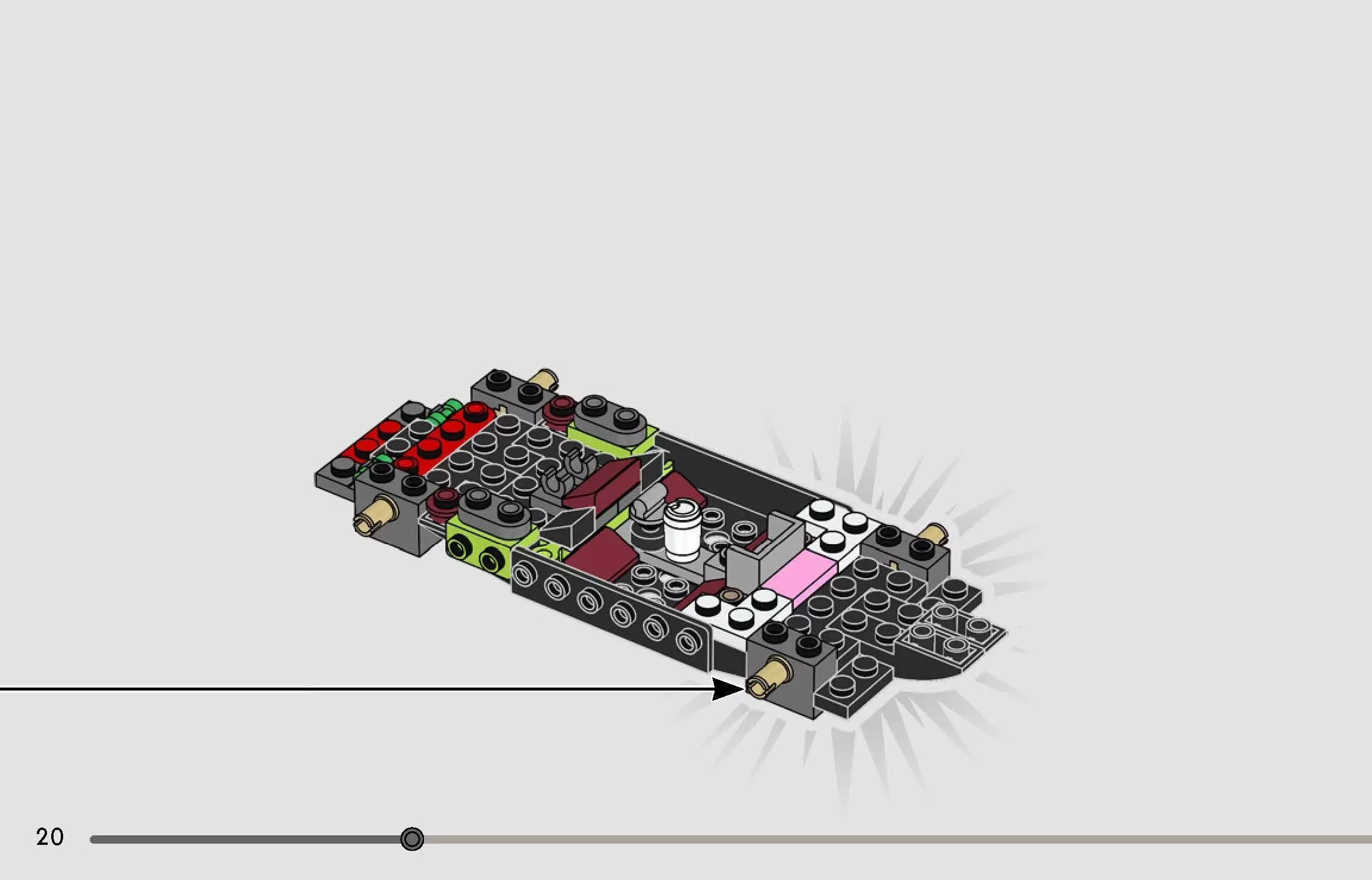 TwindBricks3D - 77237 Dodge Challenger SRT Hellcat Sports Car 3D print model_38