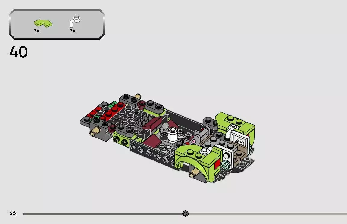 TwindBricks3D - 77237 Dodge Challenger SRT Hellcat Sports Car 3D print model_36