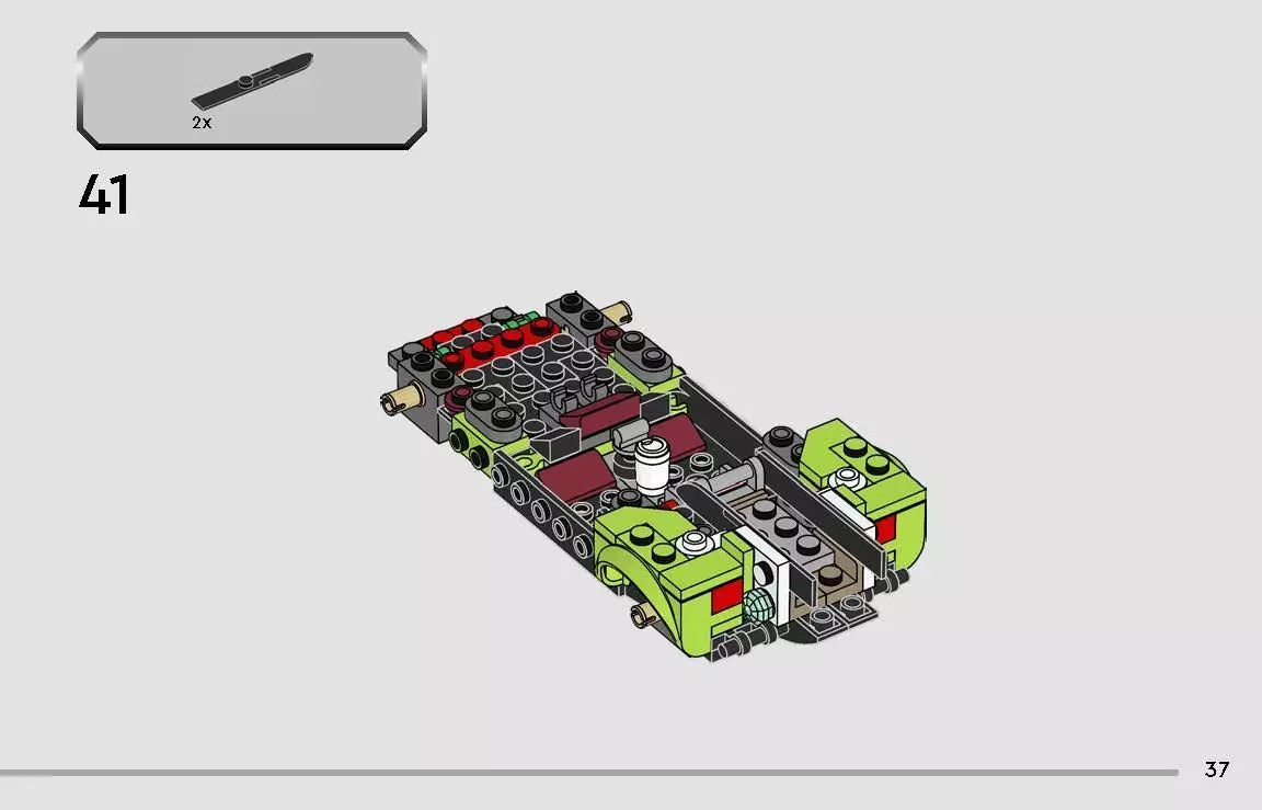 TwindBricks3D - 77237 Dodge Challenger SRT Hellcat Sports Car 3D print model_27