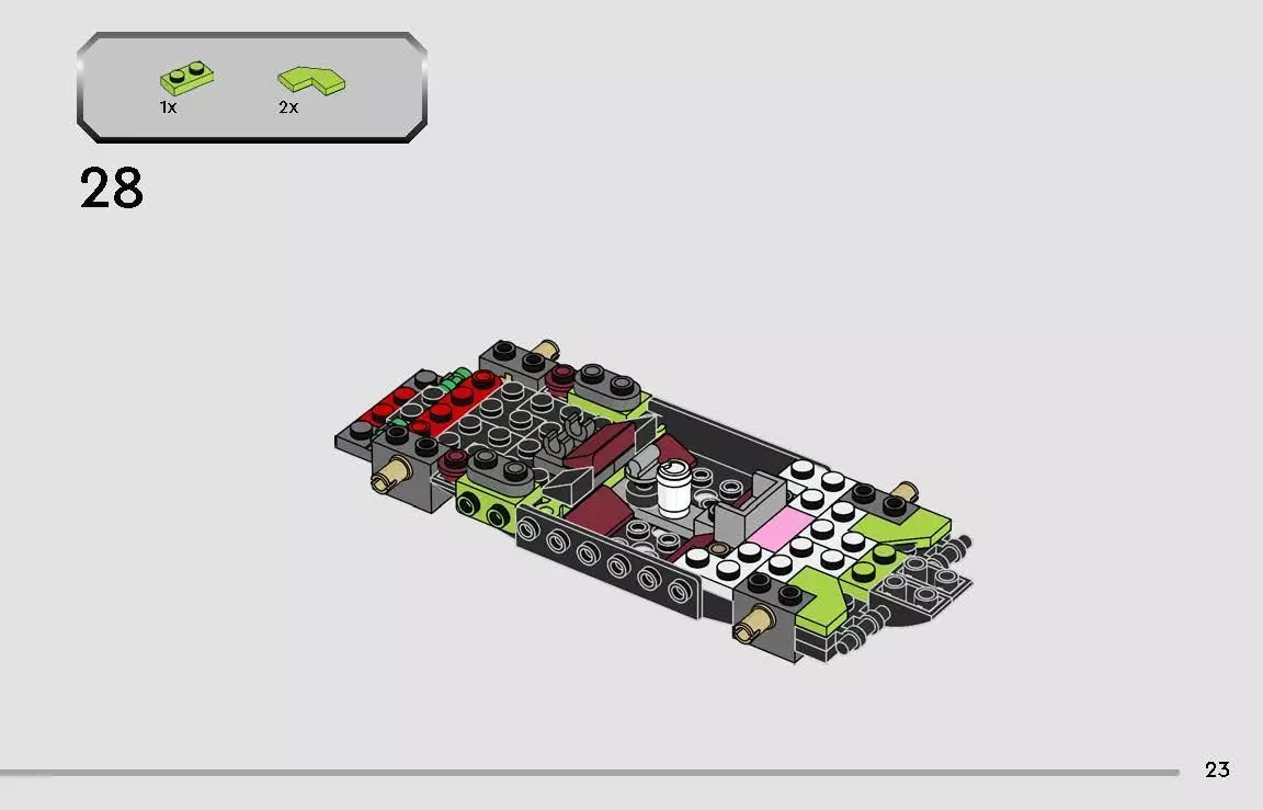 TwindBricks3D - 77237 Dodge Challenger SRT Hellcat Sports Car 3D print model_14