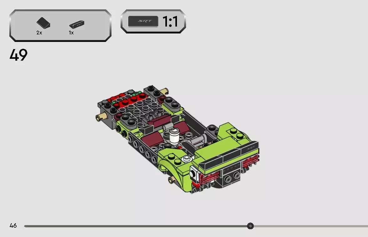 TwindBricks3D - 77237 Dodge Challenger SRT Hellcat Sports Car 3D print model_34