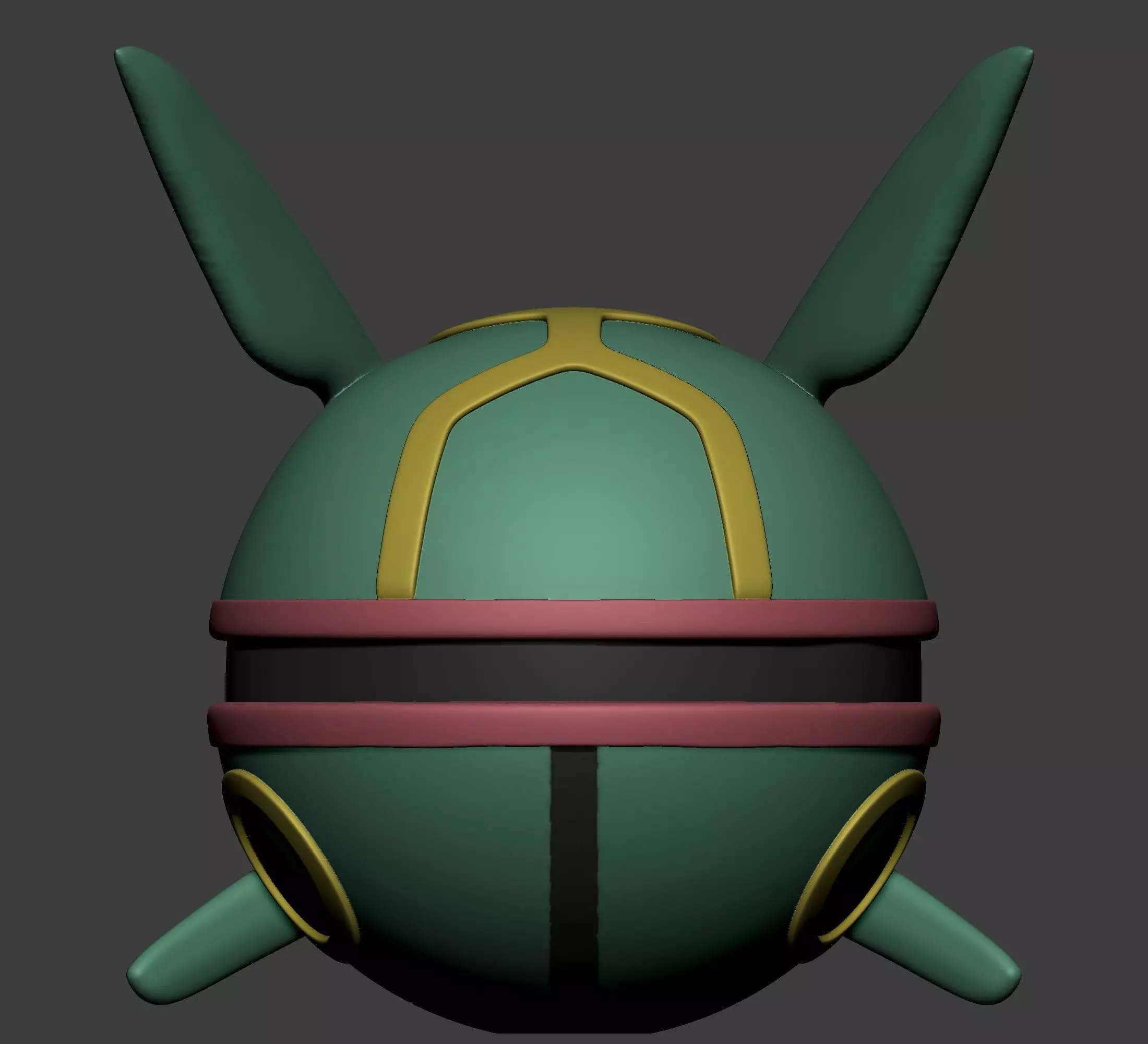 Pokemon Rayquaza Groudon Kyogre Pokeball  3D print model_14