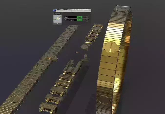 Luxury STL 3D gold bracelet model bg0067