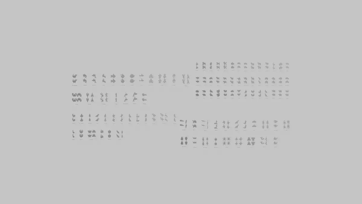 Creatures Creature Face Pendants Megapack Free 3D model_0